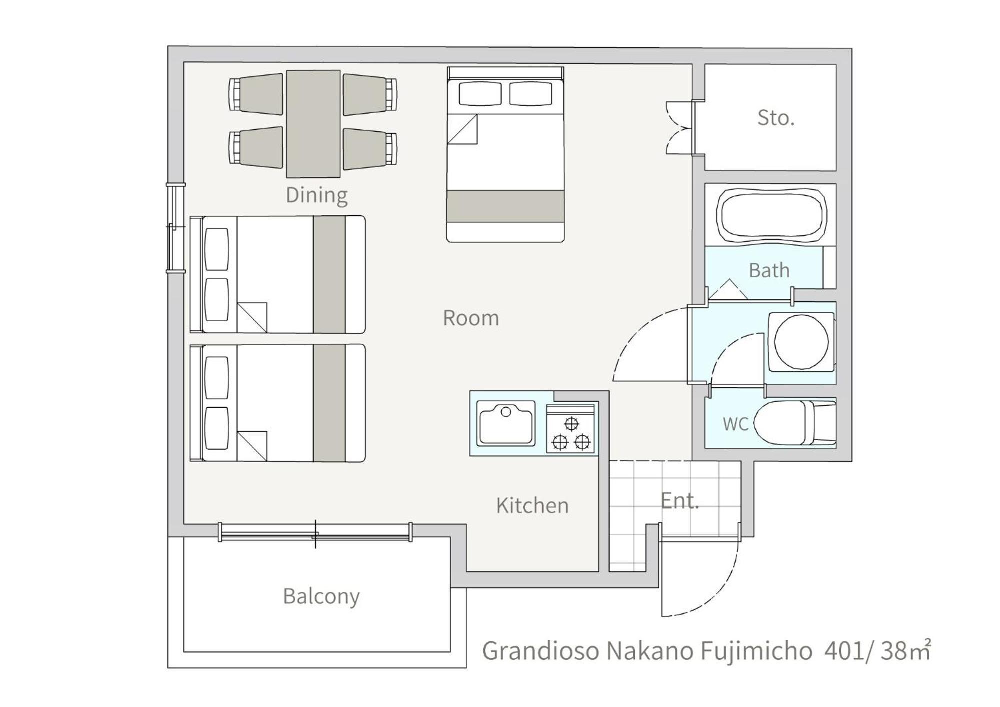 Green House Nakano Fujimicho - Vacation Stay 65992V Tokio Exterior foto